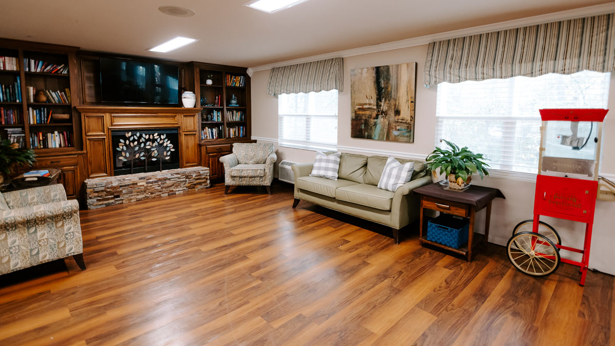 TV Room at Pleasant Valley Rehabilitation and Nursing Center