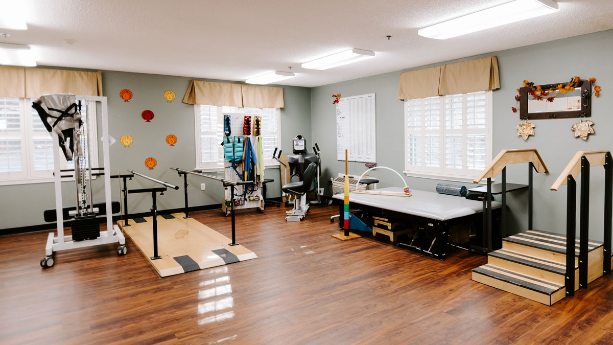 Therapy Room at Pleasant Valley Rehabilitation and Nursing Center